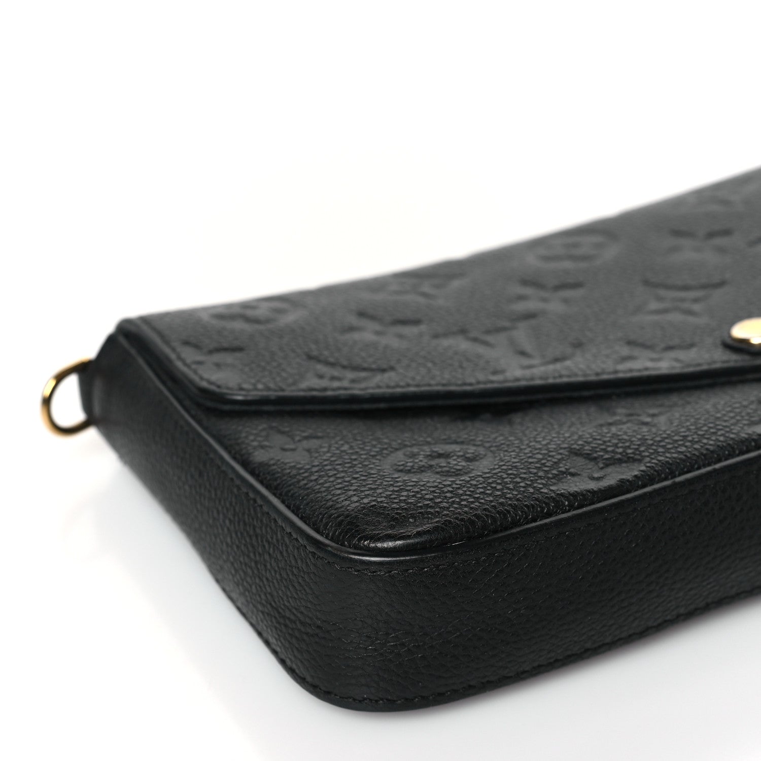Louis Vuitton Empreinte Pochette Felicie Chain Wallet Black 8 of 10