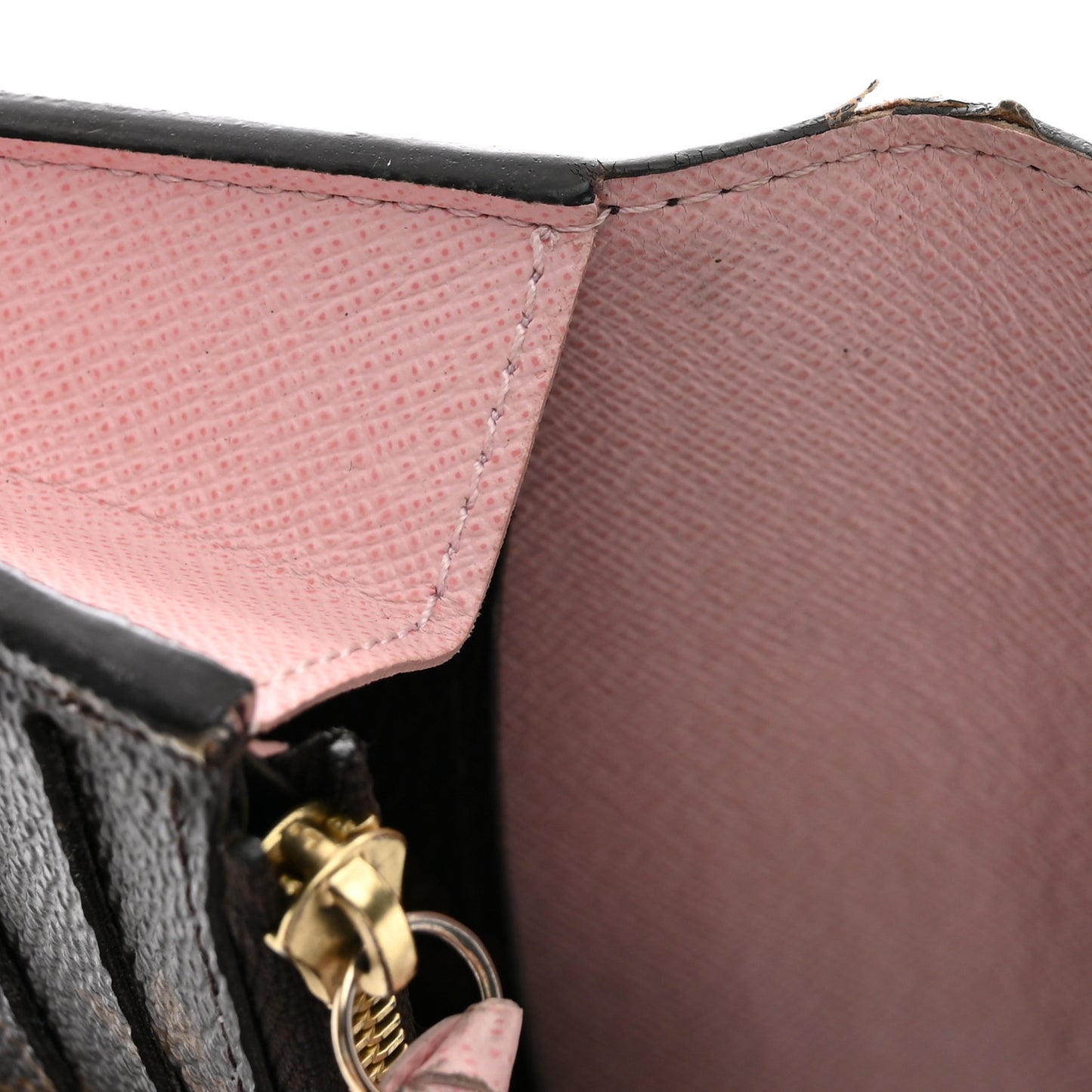 Monogram Emilie Wallet Rose Ballerine