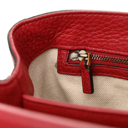 Gucci Cellarius Calfskin GG Marmont Shoulder Bag Vulcanic Red 12 of 17