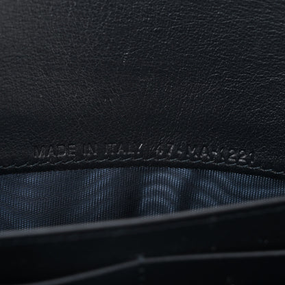 Christian Dior Oblique Saddle Chain Long Wallet Blue 8 of 12