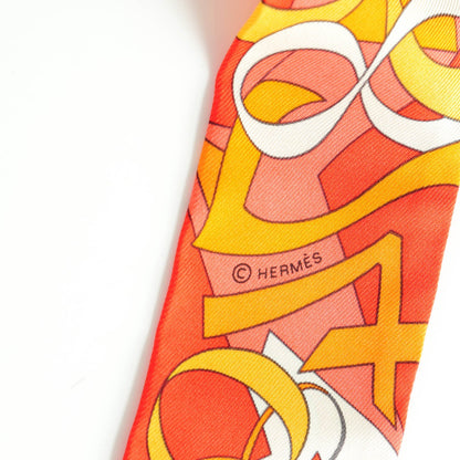 Hermes Silk Le Nombre D'Or Twilly 3 of 6