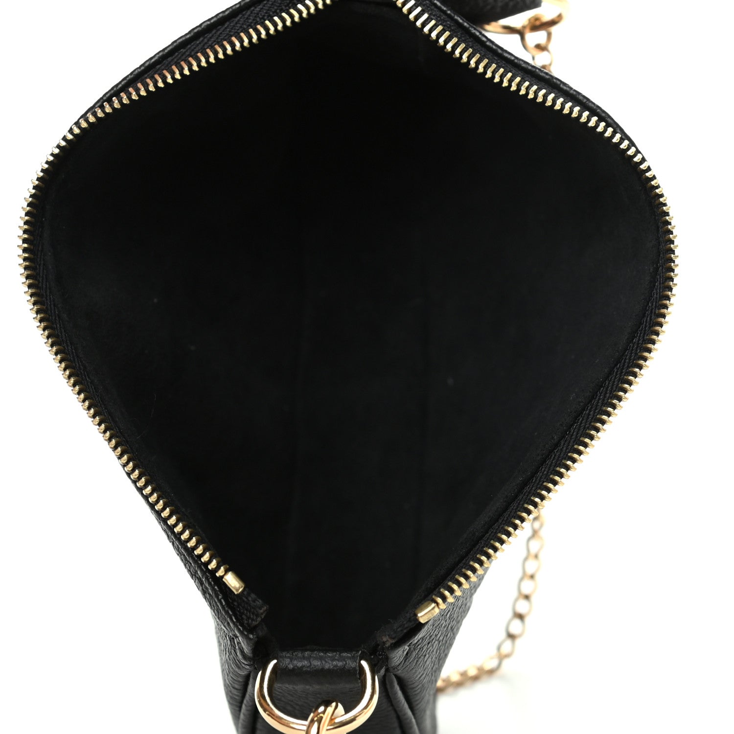 Louis Vuitton Empreinte Monogram Giant Mini Pochette Accessories Black 5 of 7