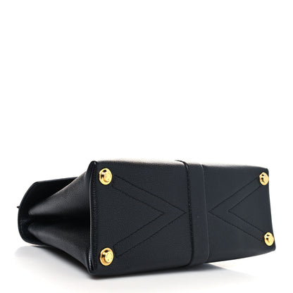 Louis Vuitton Grained Smooth Calfskin Rose Des Vents PM Black 5 of 11