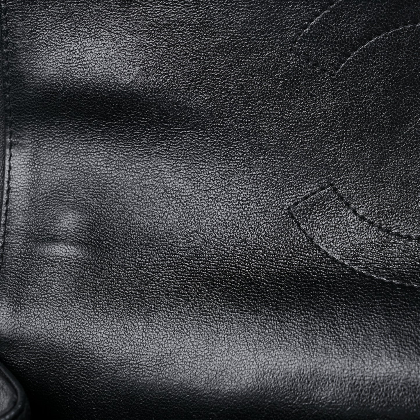 Lambskin Quilted Jumbo Double Flap So Black