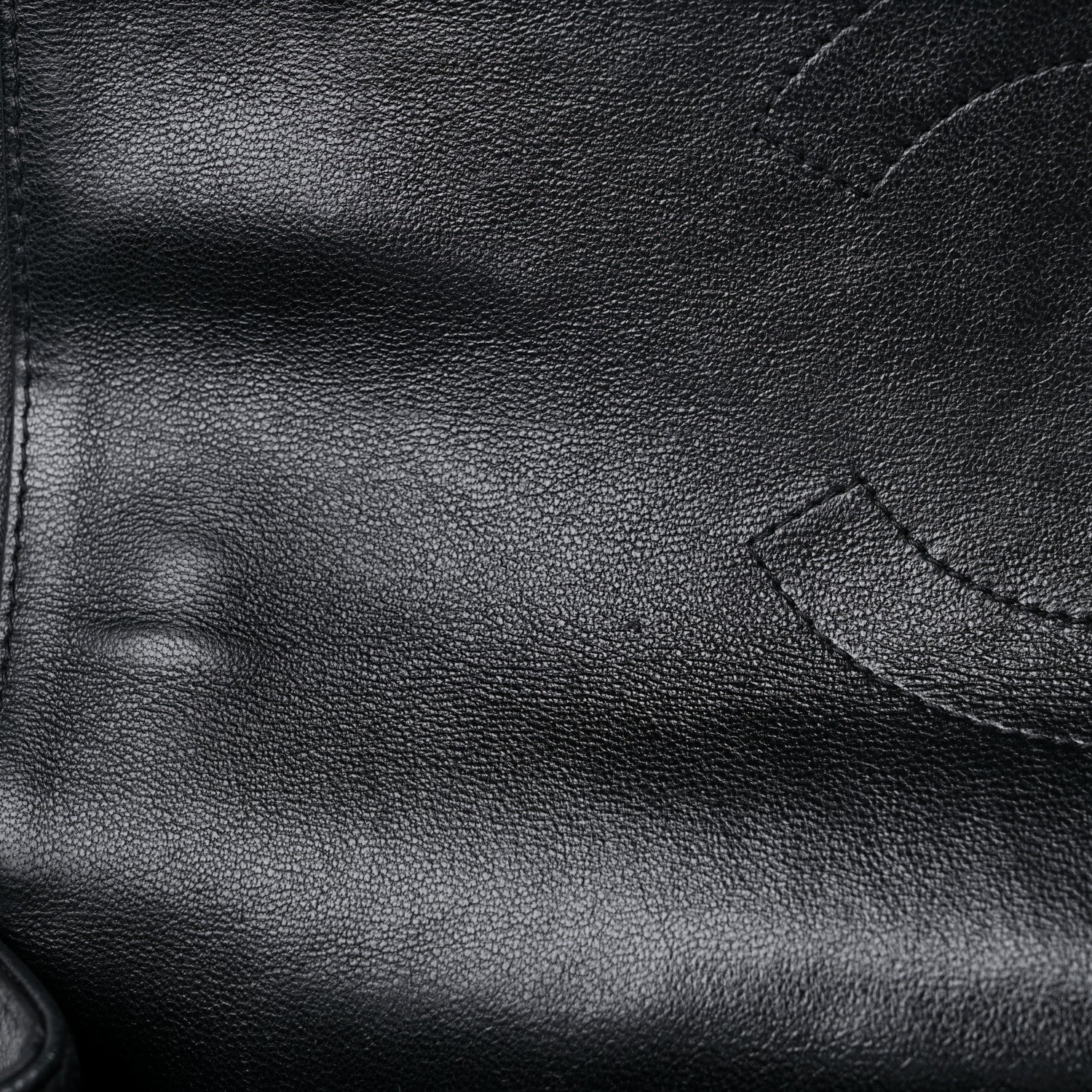 Chanel Lambskin Quilted Jumbo Double Flap So Black 13 of 15