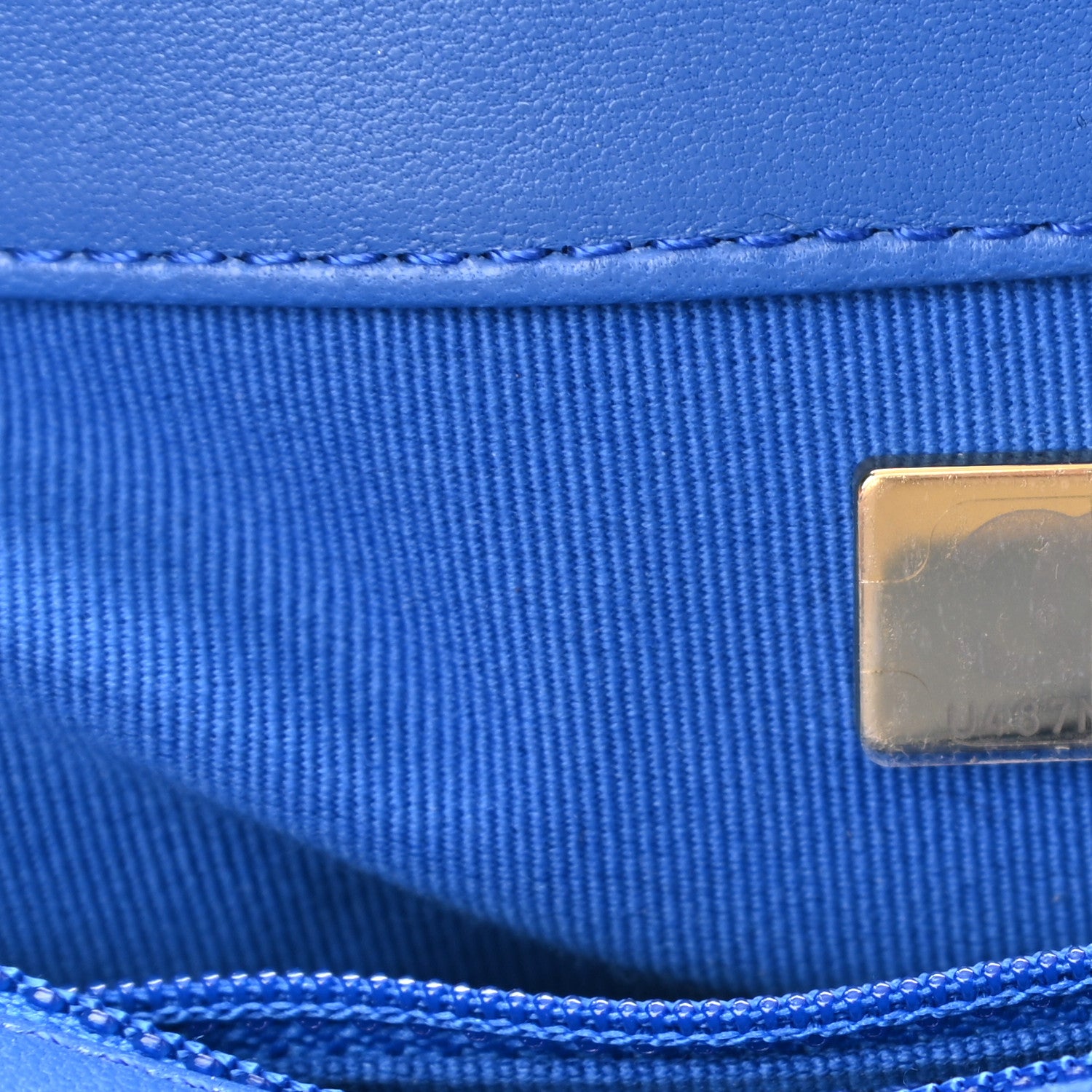 Chanel Lambskin Quilted Medium Chanel 19 Flap Blue 7 of 10