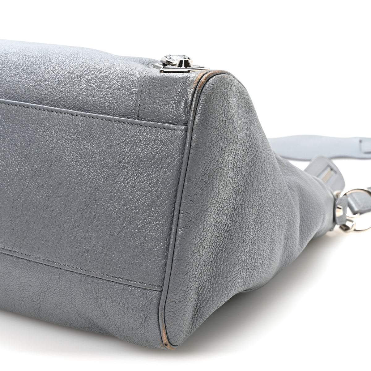 Balenciaga Chevre Silver Metallic Edge Hardware Velo Gris Acier 11 of 12