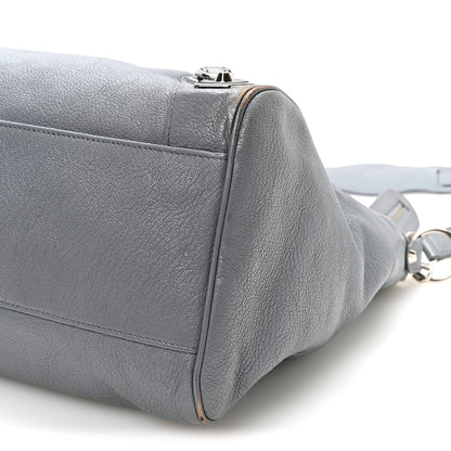 Balenciaga Chevre Silver Metallic Edge Hardware Velo Gris Acier 11 of 12
