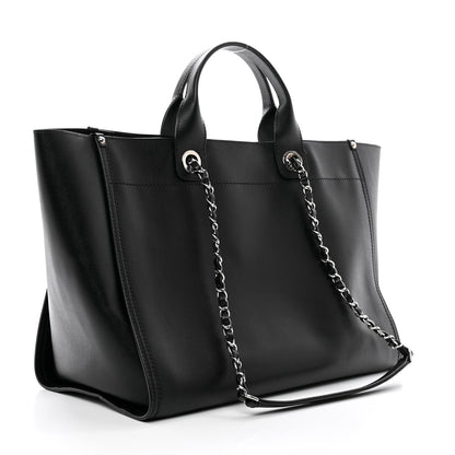 Chanel Caviar Medium Studded Deauville Tote Black 3 of 9
