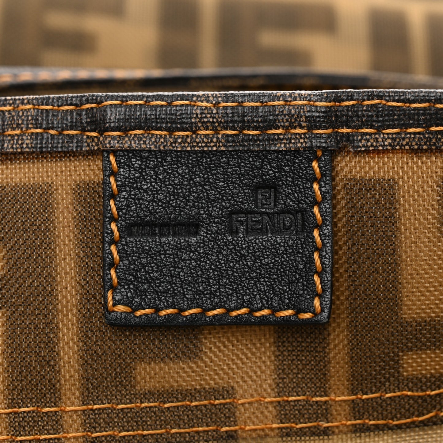 Mesh Glazed Fabric FF 1974 Tote Tobacco
