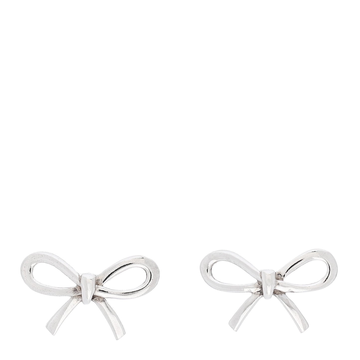 Sterling Silver Bow Earrings