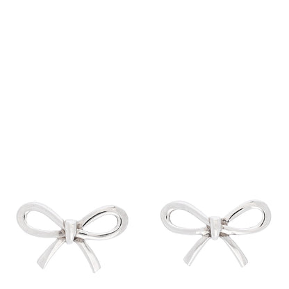 Tiffany Sterling Silver Bow Earrings 1 of 5