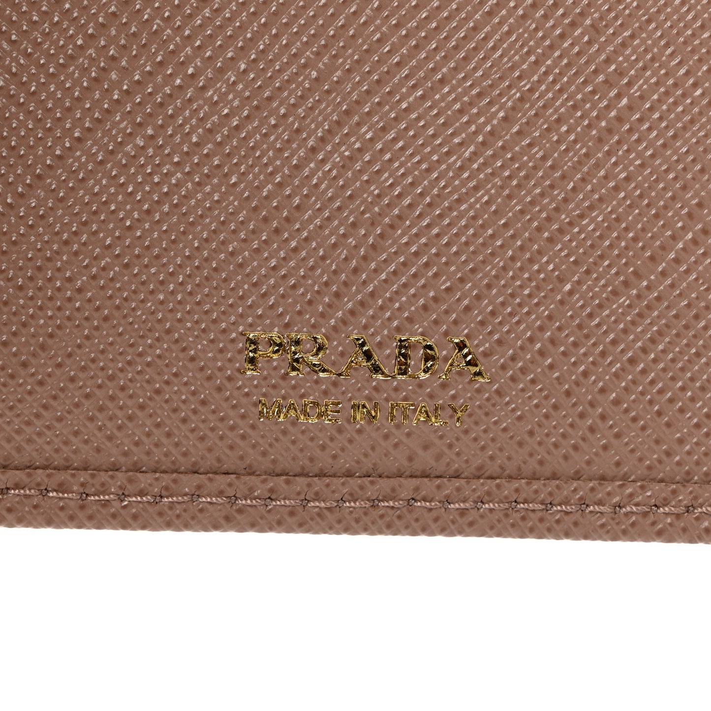 Saffiano Triangle Continental Zip Wallet Powder Pink