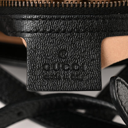 Gucci New Sakai Calfskin Lux Small Dahlia Messenger Shoulder Bag Black 6 of 14