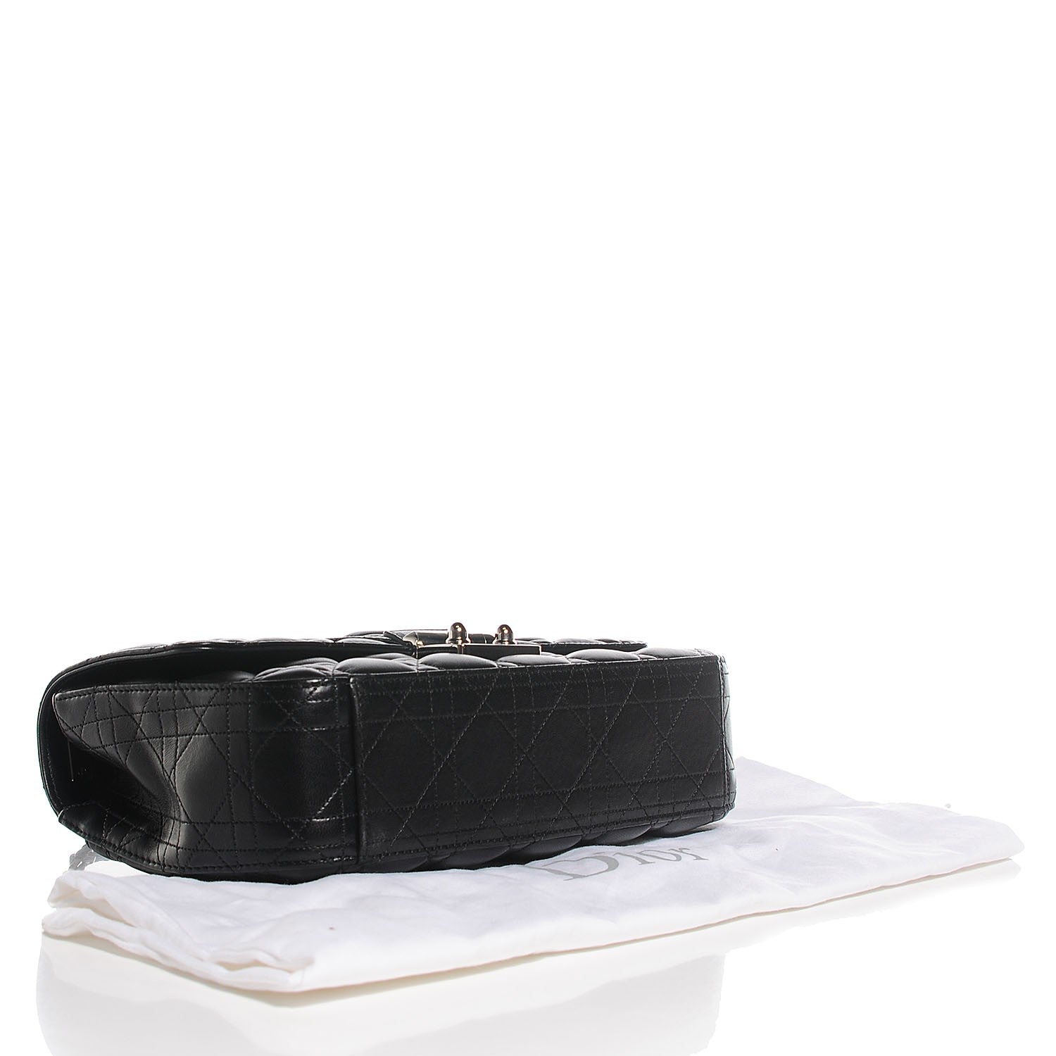 Christian Dior Lambskin Cannage Medium Miss Dior Flap Black 4 of 8