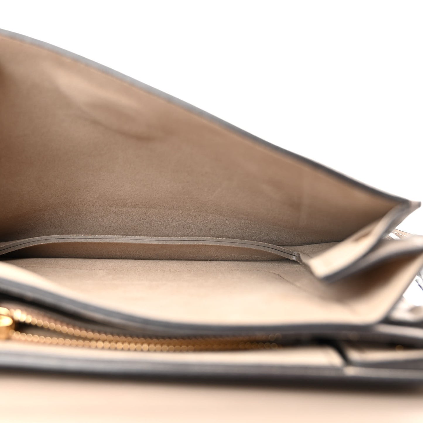 Suede Calfskin Small Faye Top Handle Bag Motty Grey