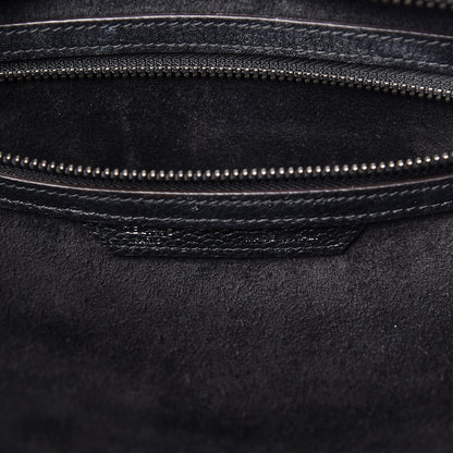 Celine Drummed Calfskin Mini Luggage Black 7 of 17