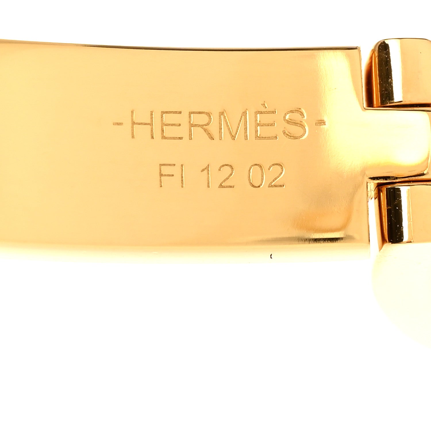 Hermes Enamel Mini Farandole Clic Chaine D'Ancre Bracelet Creme 5 of 6