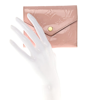 Louis Vuitton Vernis Victorine Wallet Rose Ballerine 2 of 9