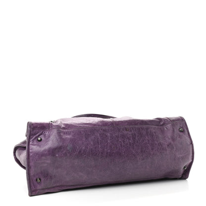 Balenciaga Agneau Classic Hardware Work Raisin 4 of 15