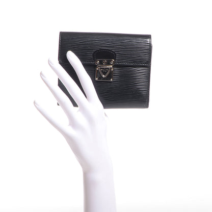 Louis Vuitton Epi Koala Wallet Black 2 of 7