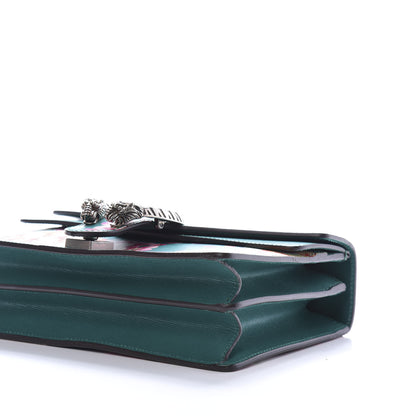 Gucci Calfskin Blooms Print Small Dionysus Shoulder Bag Bright Emerald Multicolor 7 of 11
