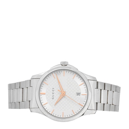 Gucci Stainless Steel 38mm G-Timeless Diamante Quartz Watch 2 of 5