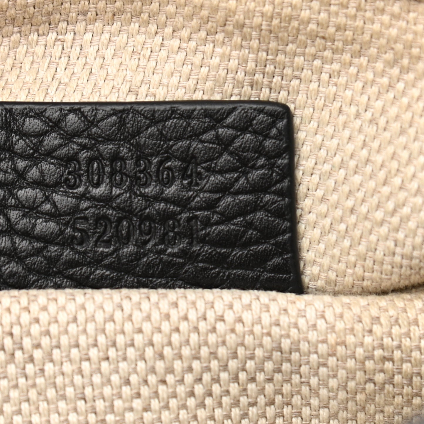 Pebbled Calfskin Small Soho Disco Bag Black