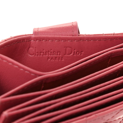 Christian Dior Patent Cannage Lady Dior 5-Gusset Card Holder 5 of 6