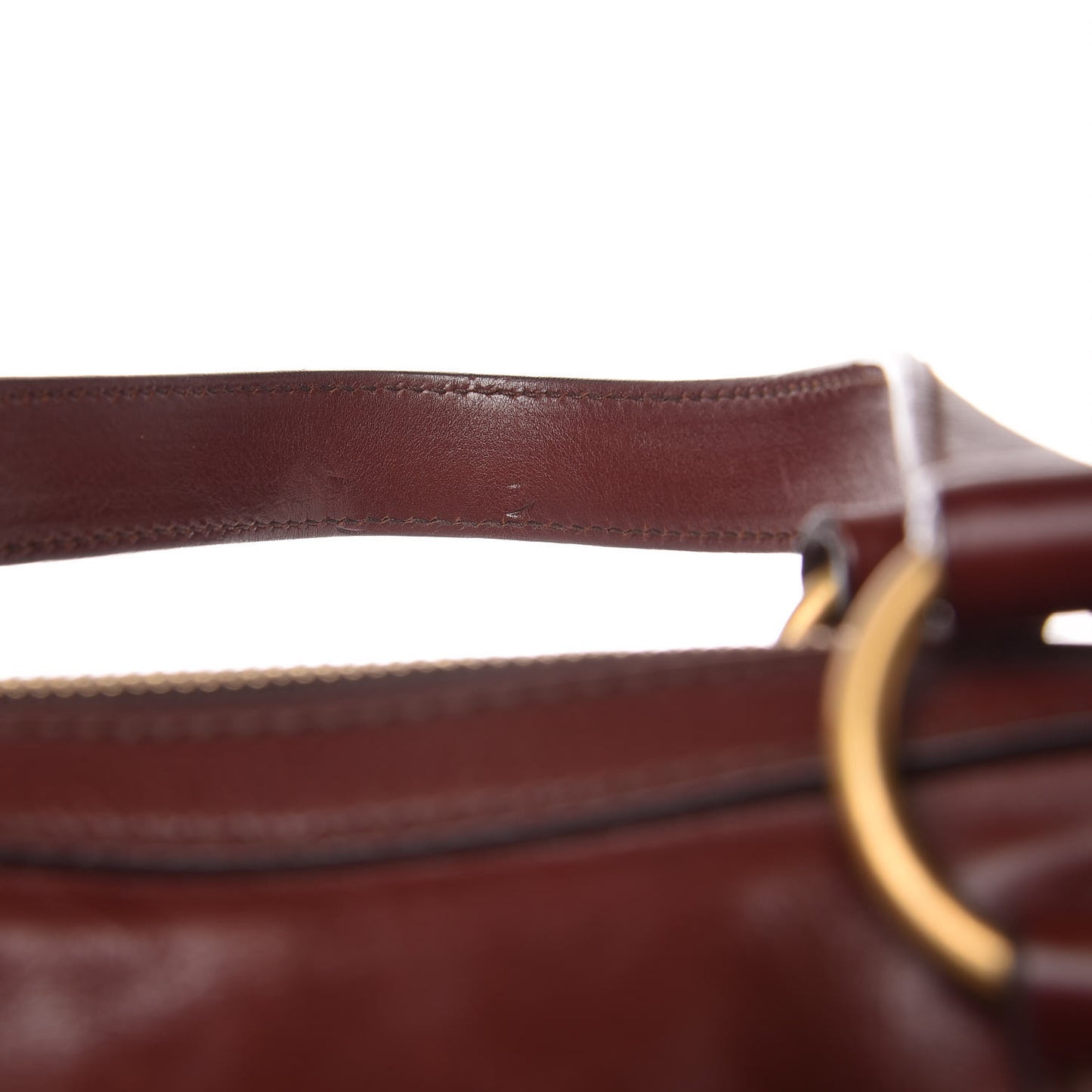 Calfskin Oversized Muse Bordeaux