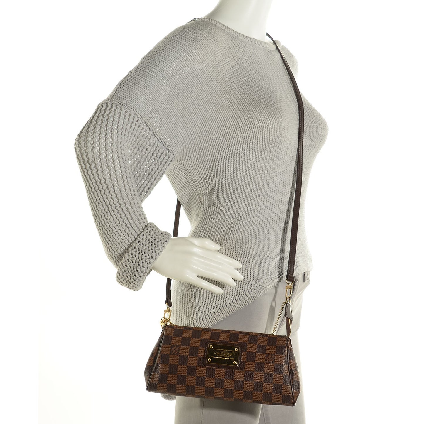 Damier Ebene Eva Clutch