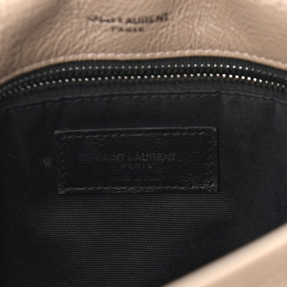 Saint Laurent Crinkled Calfskin Matelasse Monogram Medium Niki Chain Satchel Light Taupe 6 of 11