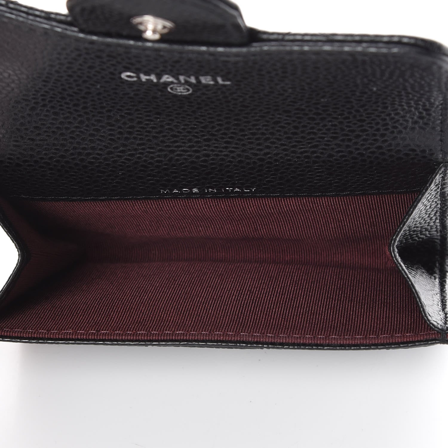 Chanel Caviar Quilted Flap Card Holder Black 5 of 9