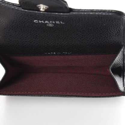 Chanel Caviar Quilted Flap Card Holder Black 5 of 9