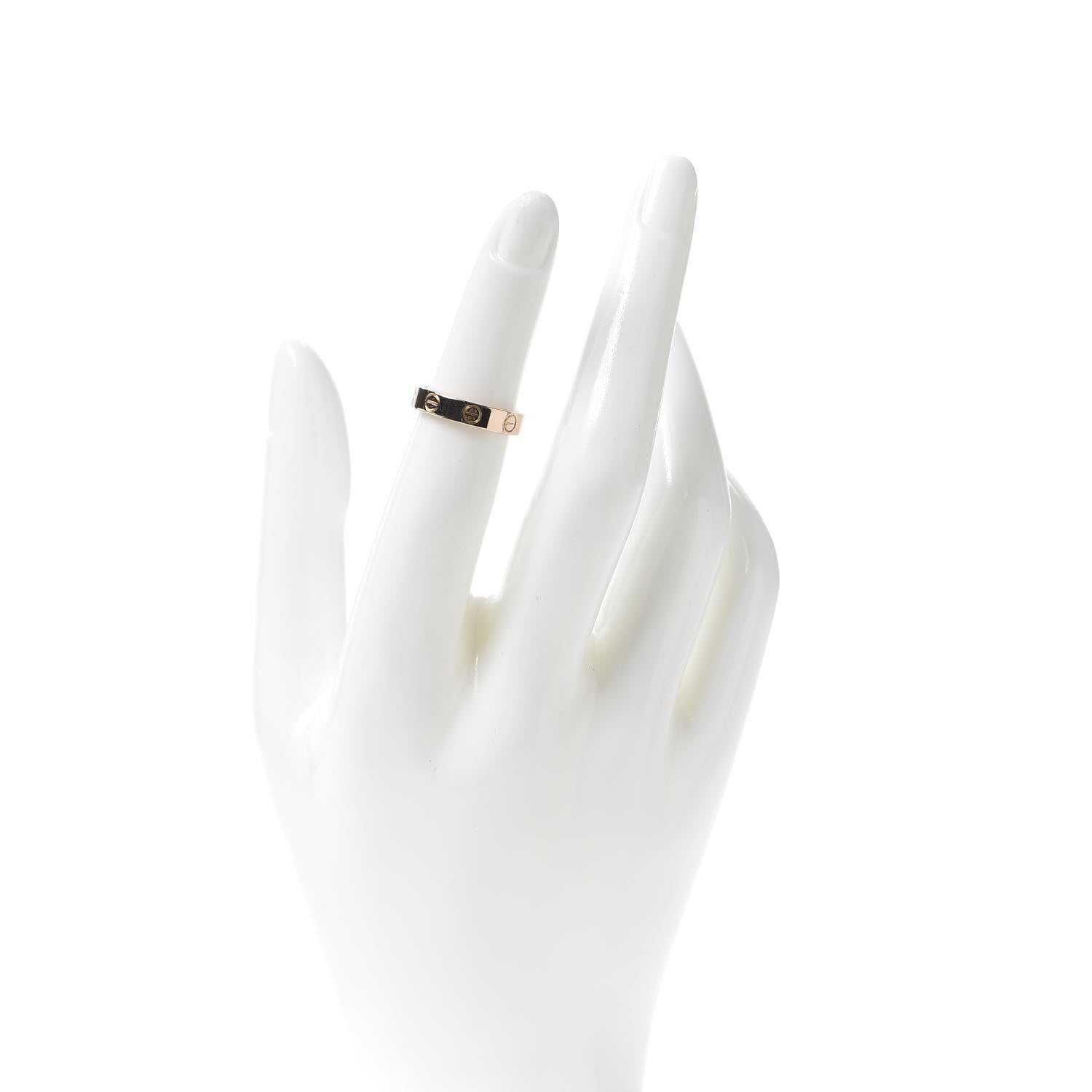 Cartier 18K Pink Gold 3.5mm LOVE Wedding Band Ring 48 4.5 2 of 4