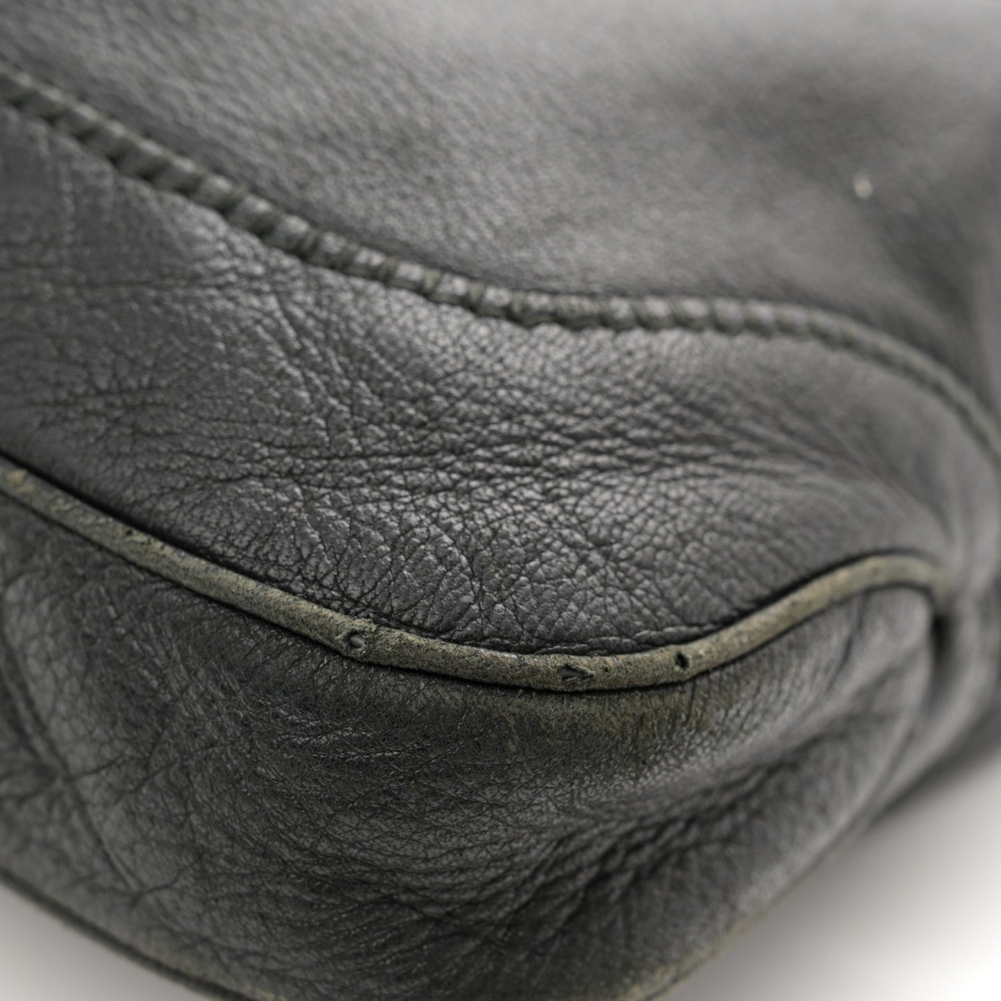 Pebbled Calfskin Medium New Jackie Shoulder Bag Black