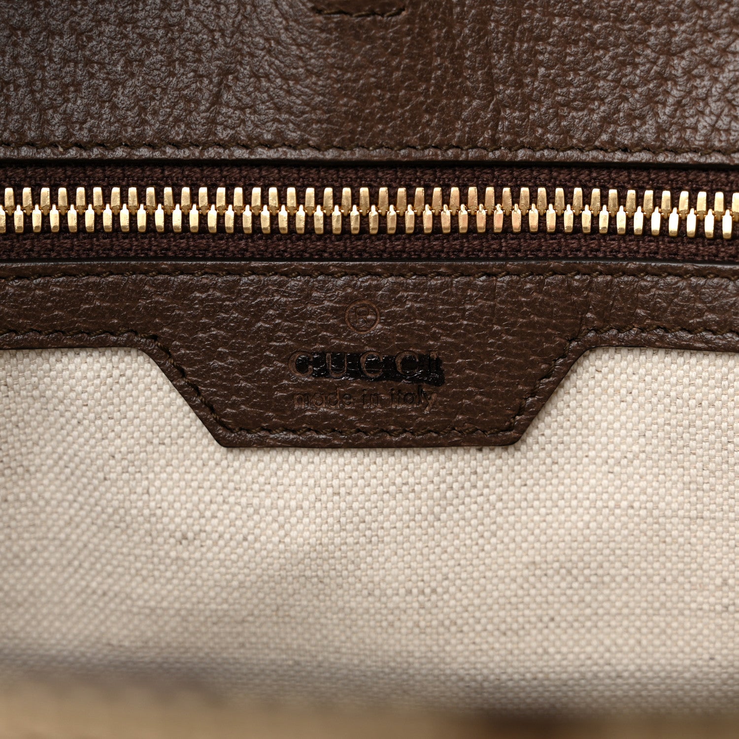 Gucci Monogram Jumbo GG Textured Dollar Calfskin Web Tote Bag Camel Ebony New Acero 6 of 10