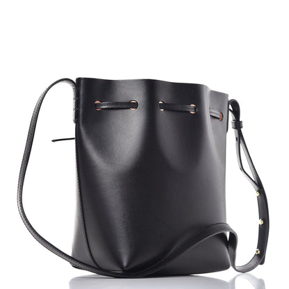 Mansur Gavriel Calfskin Mini Bucket Bag Black 3 of 8