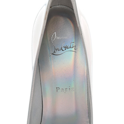 Christian Louboutin Patent Psychic Kate 85 Pumps 38 White 7 of 8