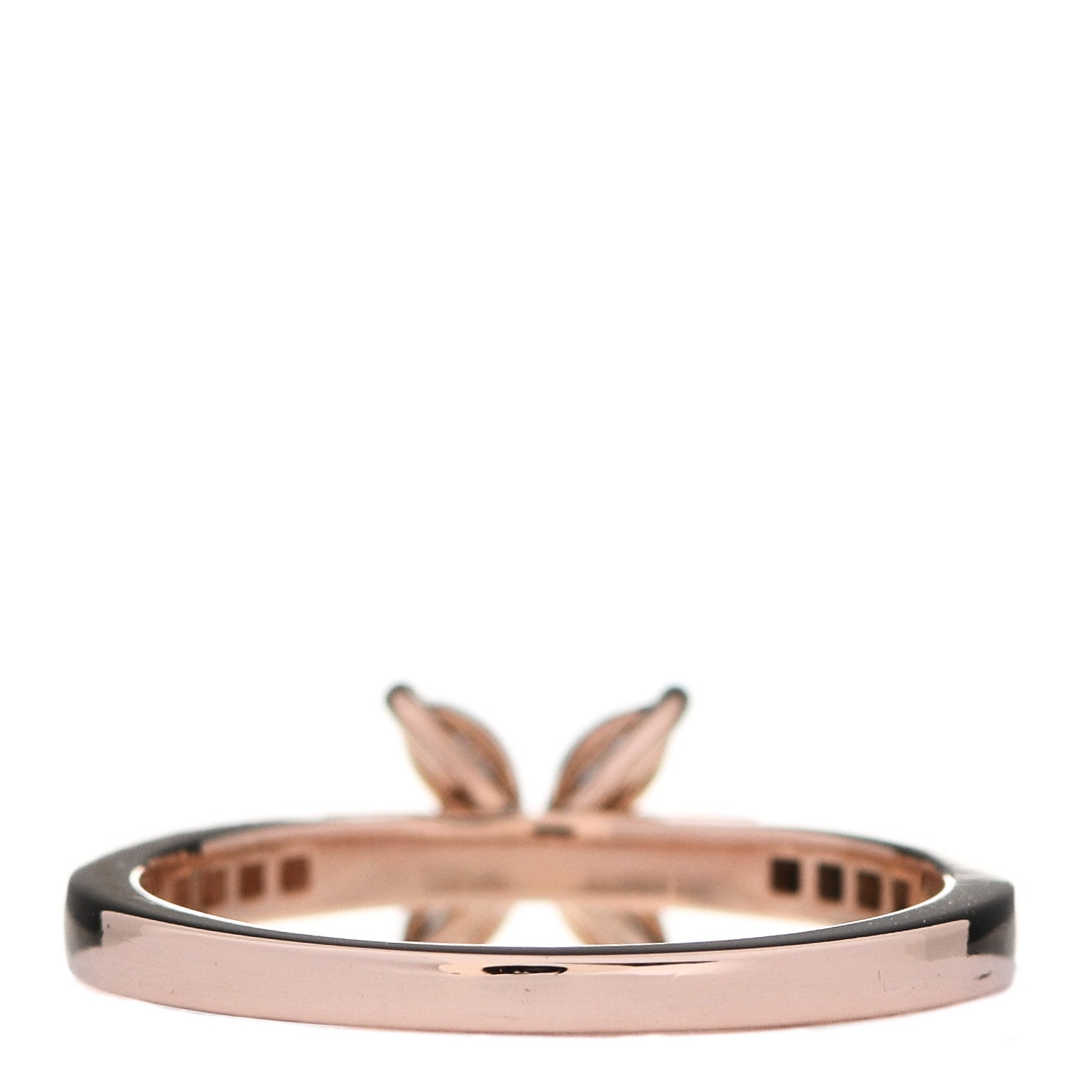Tiffany 18K Rose Gold Diamond Victoria Ring 54 6.75 4 of 7