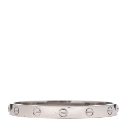 Cartier 18K White Gold LOVE Bracelet 16 1 of 5