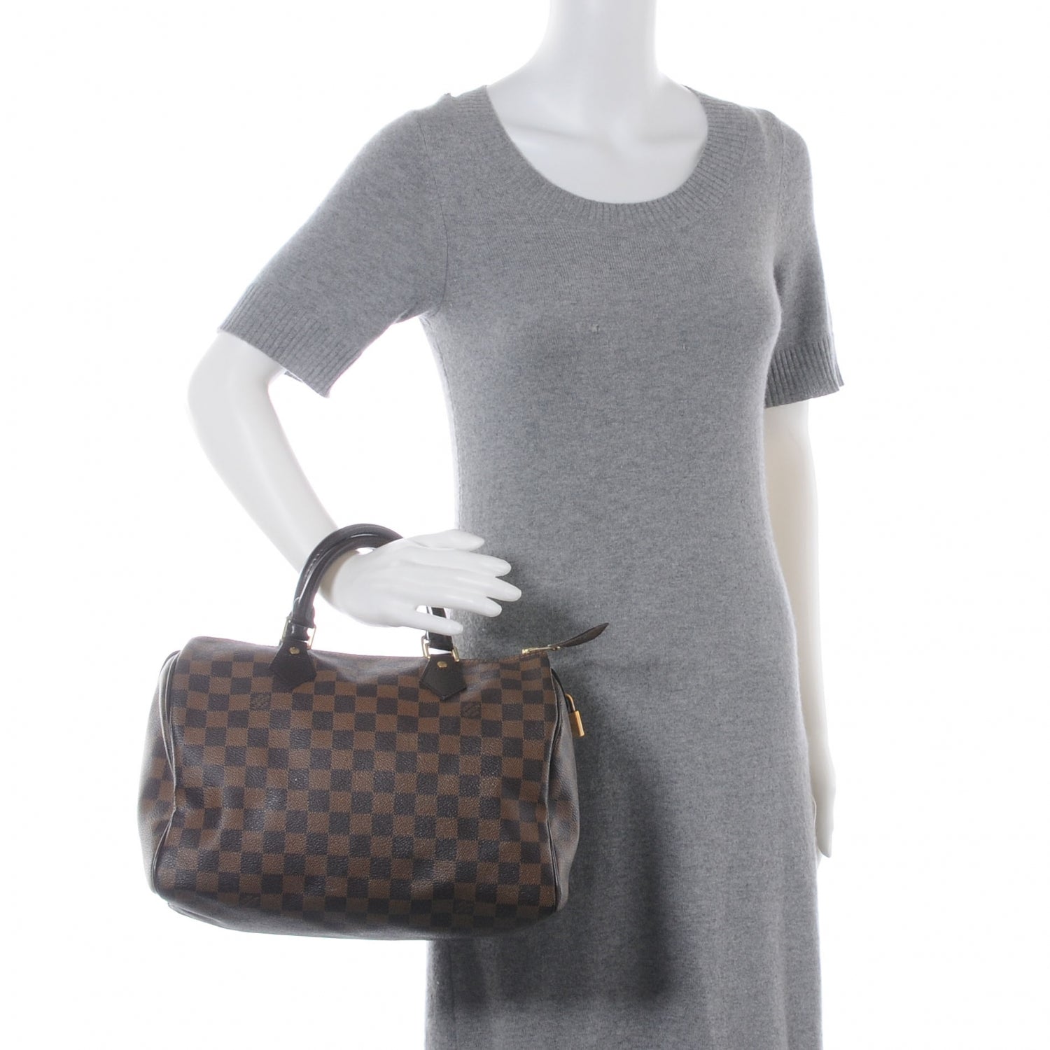 Louis Vuitton Damier Ebene Speedy 30 2 of 7