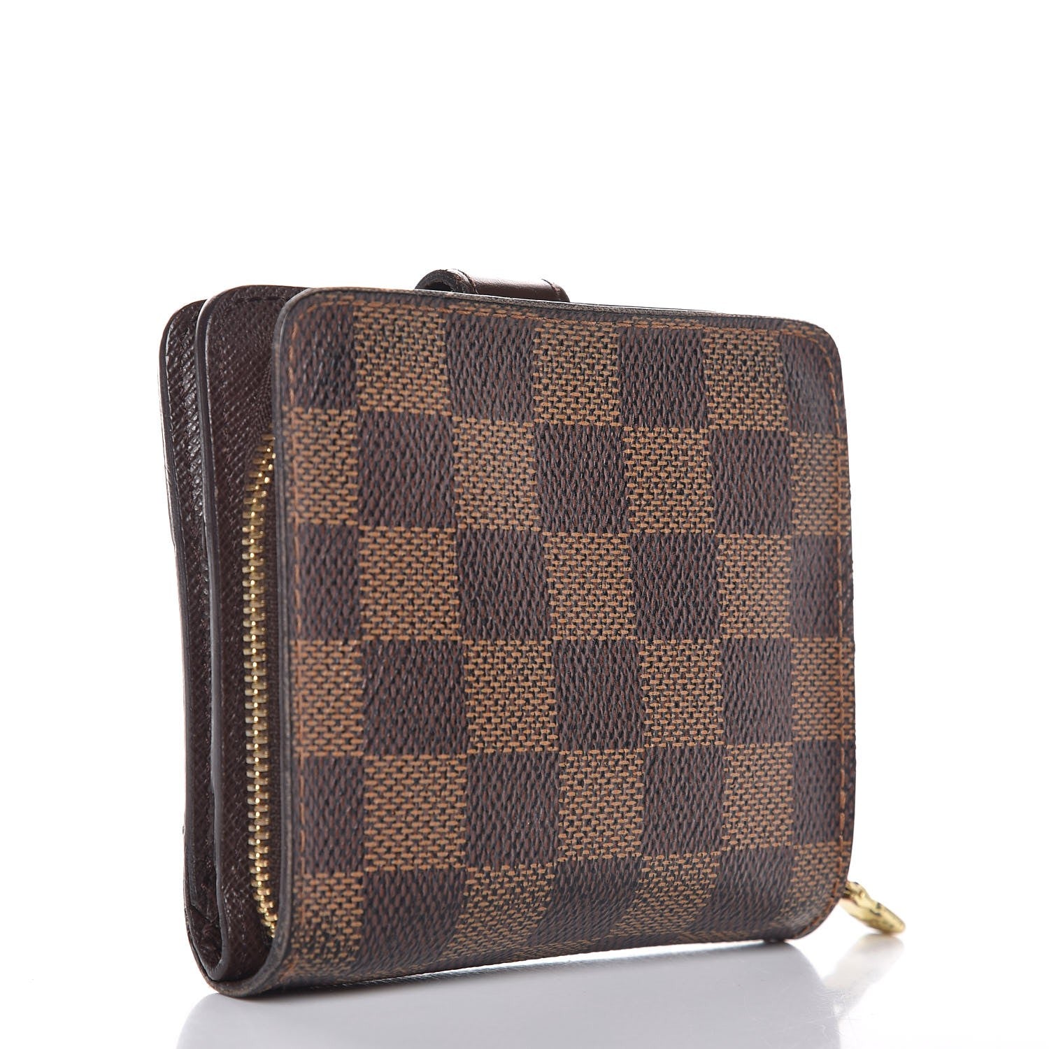 Louis Vuitton Damier Ebene Zippe Zipped Compact Wallet 3 of 11