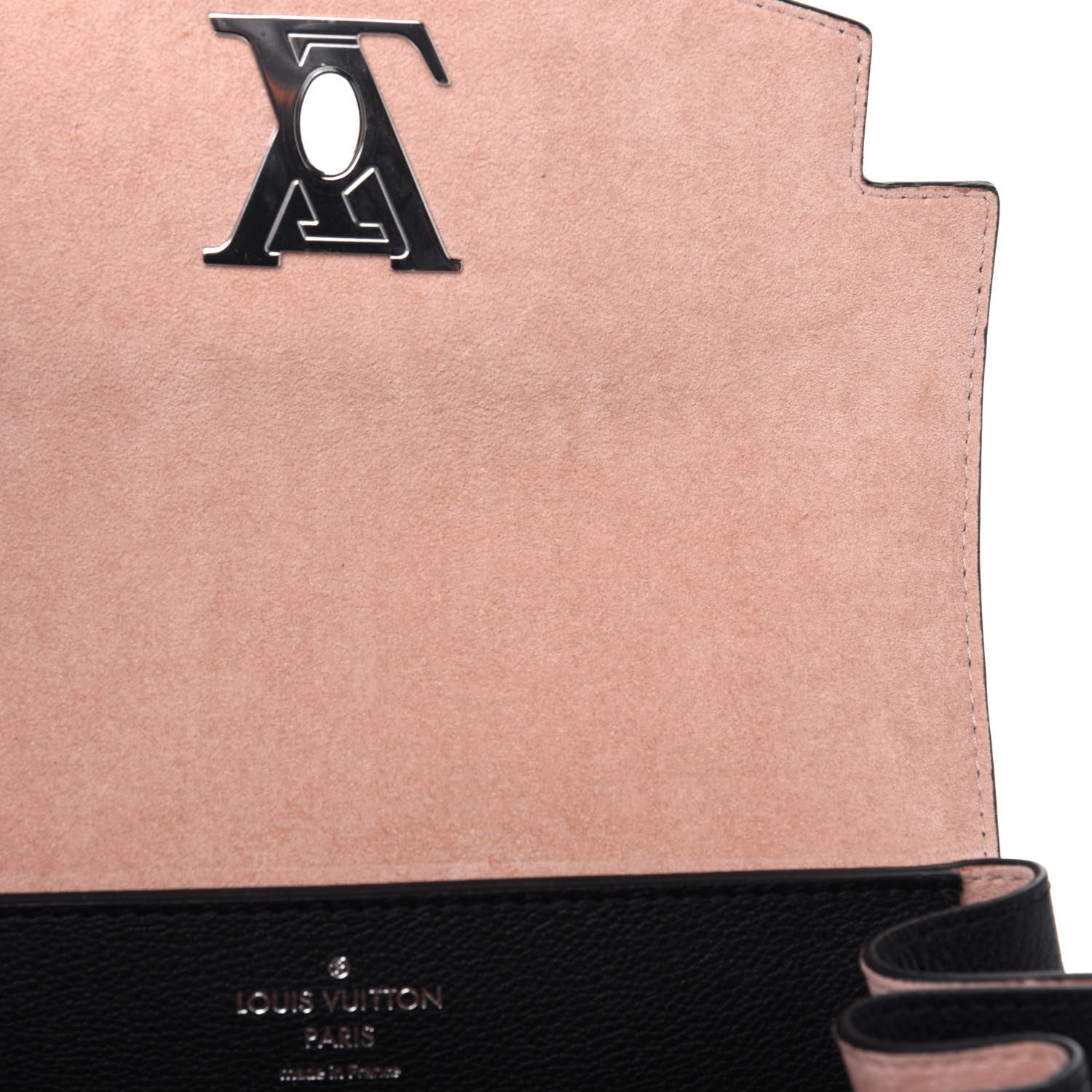 Louis Vuitton Calfskin Lockme Ever BB Black 11 of 20