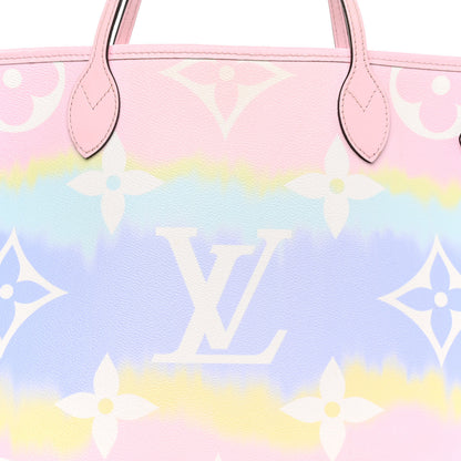 Louis Vuitton Monogram Escale Neverfull MM Pastel 8 of 14