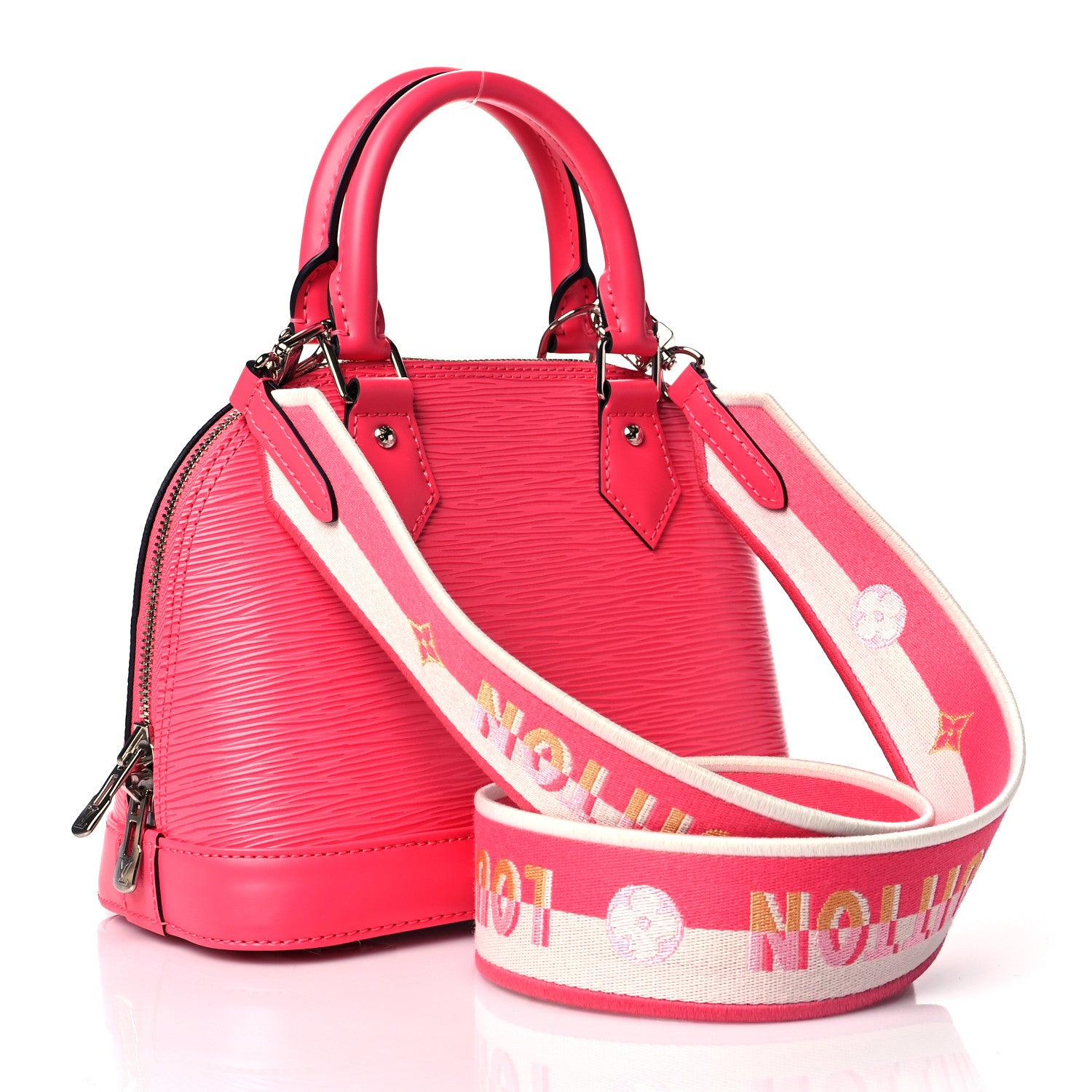 Louis Vuitton Epi Jacquard Alma BB Dragon Fruit 3 of 11