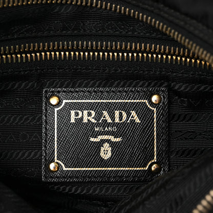 Prada Tessuto Nylon Saffiano Messenger Bag Black 5 of 20