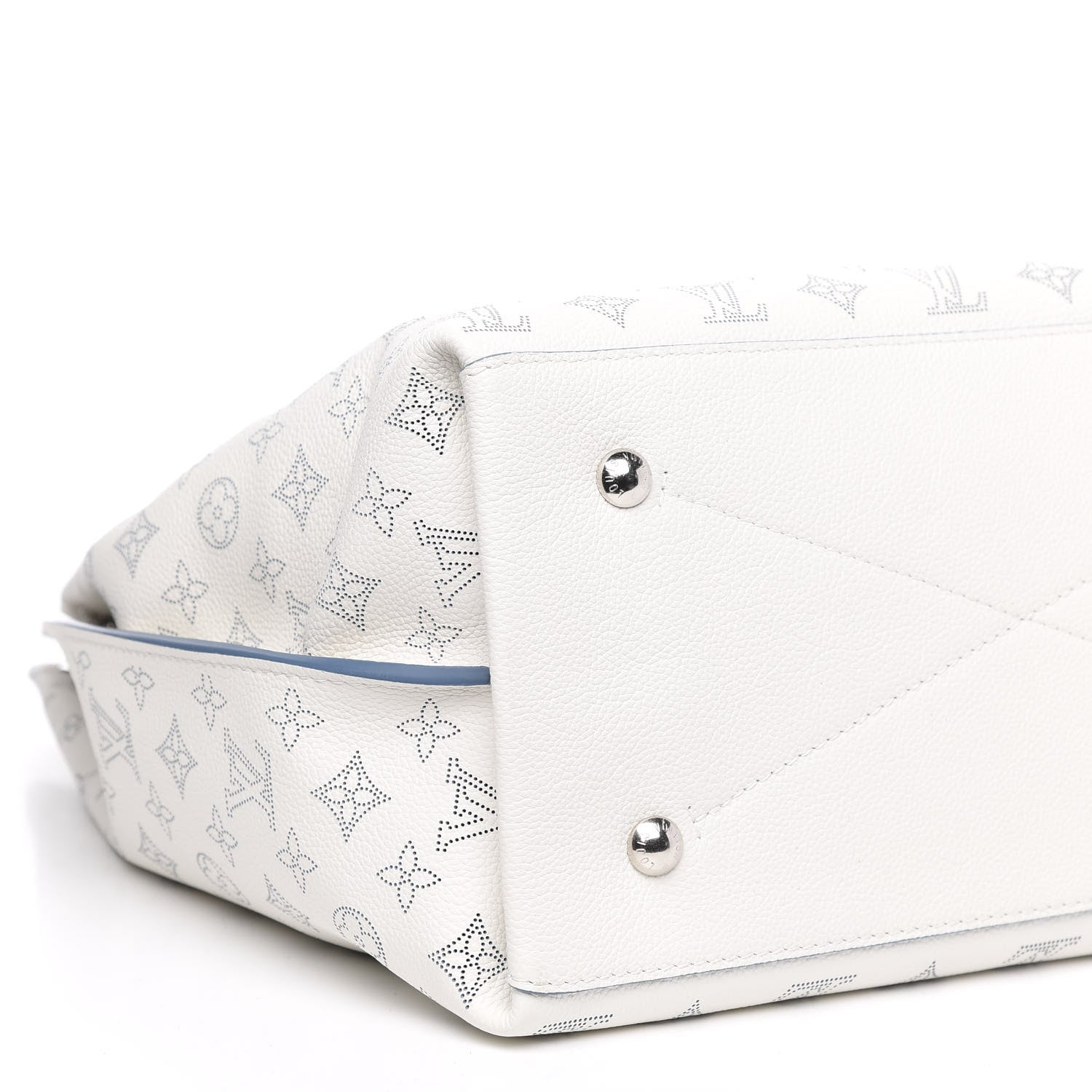 Louis Vuitton Mahina Carmel Hobo Snow 7 of 8