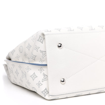 Louis Vuitton Mahina Carmel Hobo Snow 7 of 8