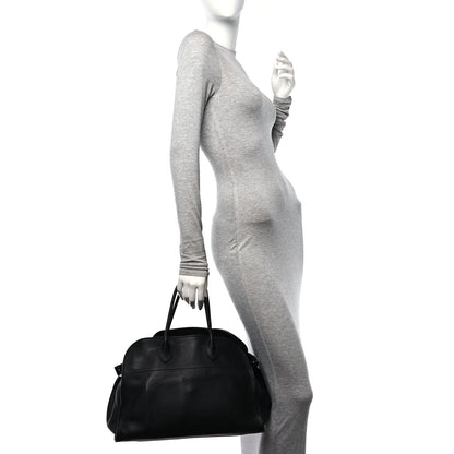 The Row Matte Grained Calfskin Soft Margaux 15 Black 2 of 12